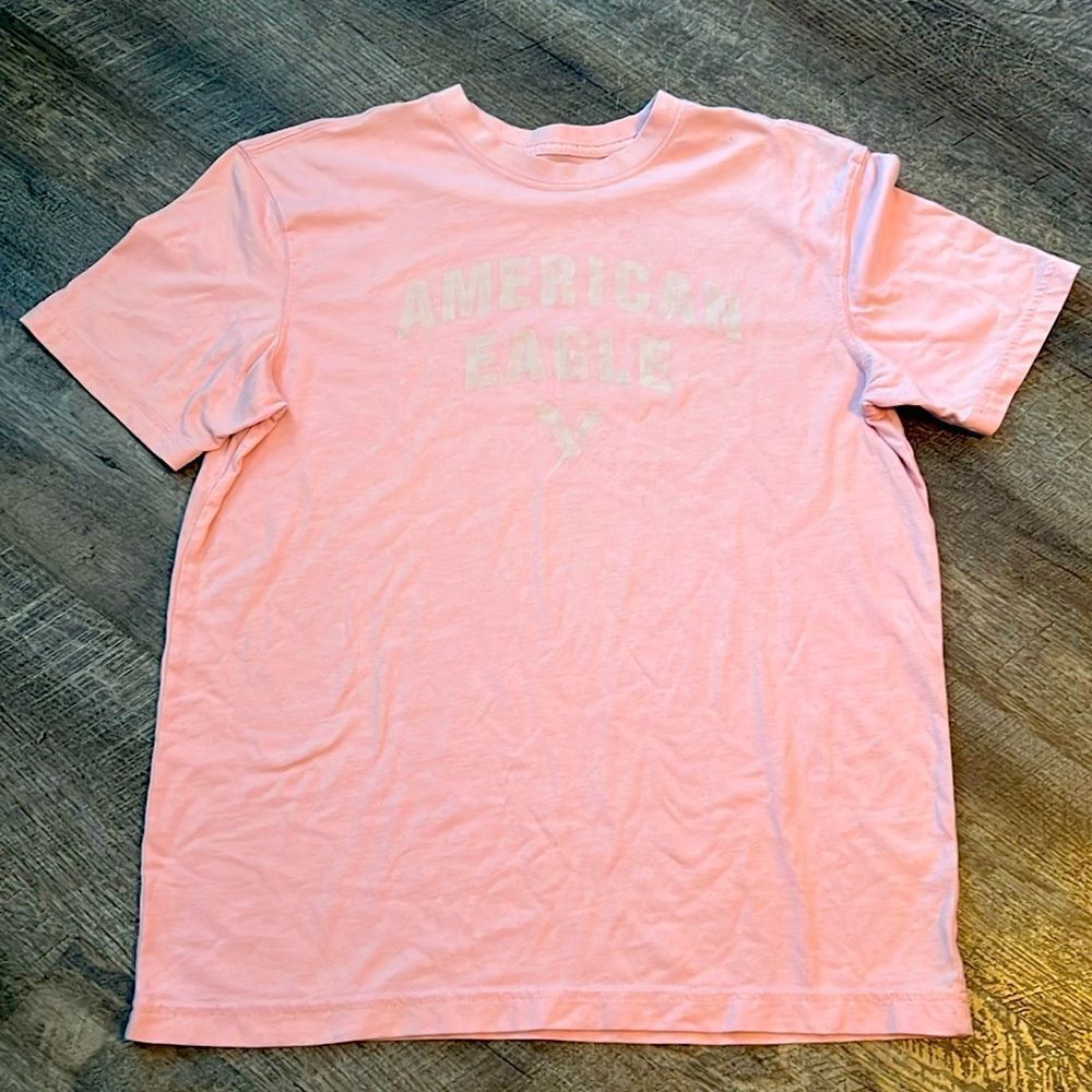 American Eagle Pink Super Soft Tee Shirt | Women’s Small Classic Fit - Picture 2 of 5